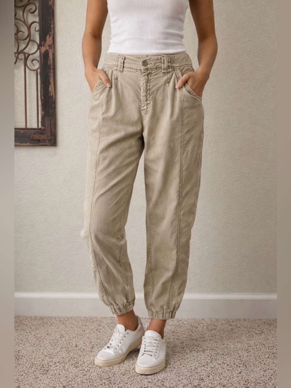 Chambrai Los Angeles khaki Casual Pants
